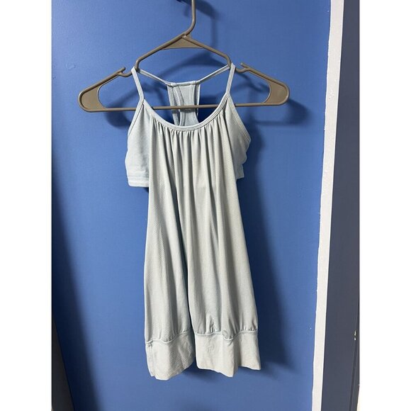 Lululemon No Limit Womens Light Blue Racerback Tank Top, Outdoors, Hiking, Size - Picture 9 of 12